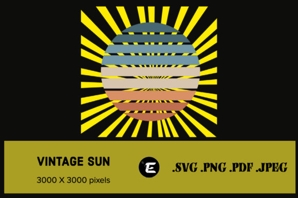 Download VINTAGE SUN BACKGROUND - Vintage Collection