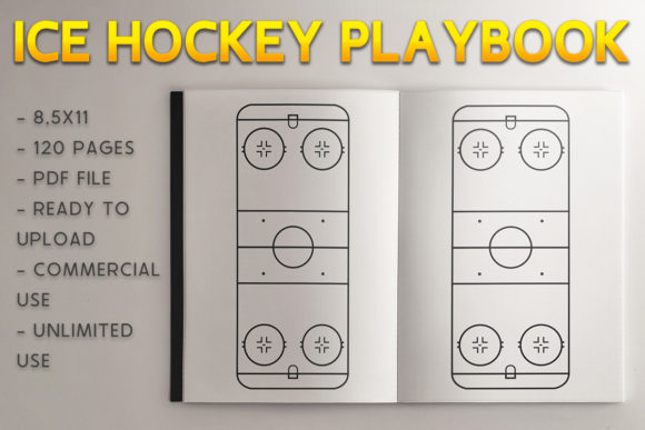 Download Ice Hockey Playbook | KDP Template - Key Collection