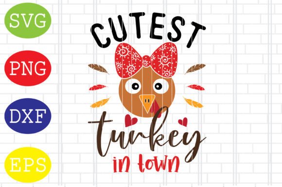 Download Cutest Turkey in Town Svg, Turkey Face - Key Collection