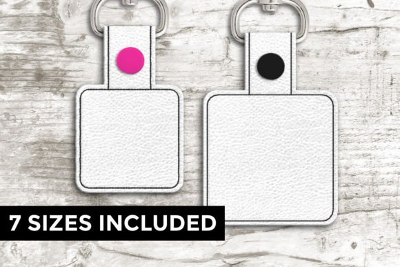 Download Rounded Square Blank ITH Key Fob - Key Collection