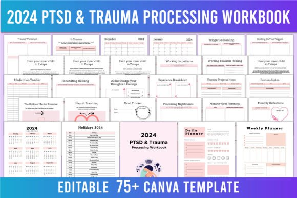 Download 2024 PTSD &amp; Trauma Processing Workbook - Premium Resources