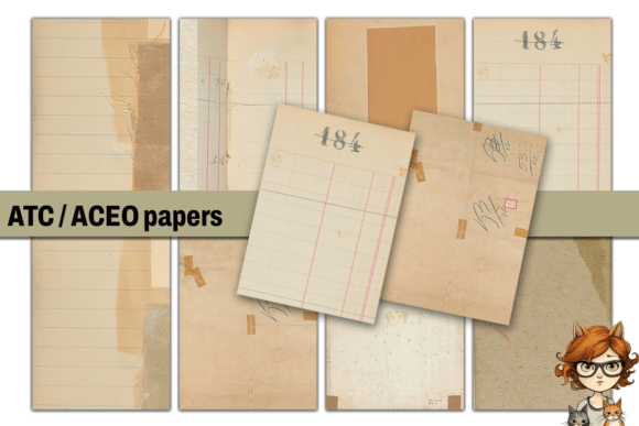 Download Vintage Scrapbook ATC Ephemera Papers - Vintage Collection