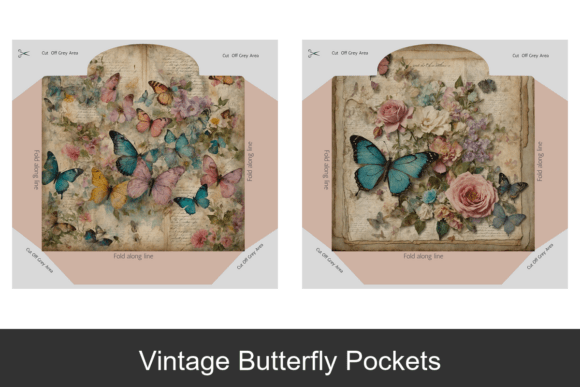 Download Vintage Butterfly Pockets - Pocket Collection